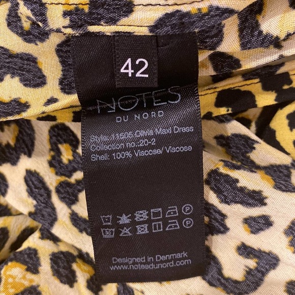Notes du Nord Olivia Leopard-Print Smocked Maxi Dress - Picture 15 of 15